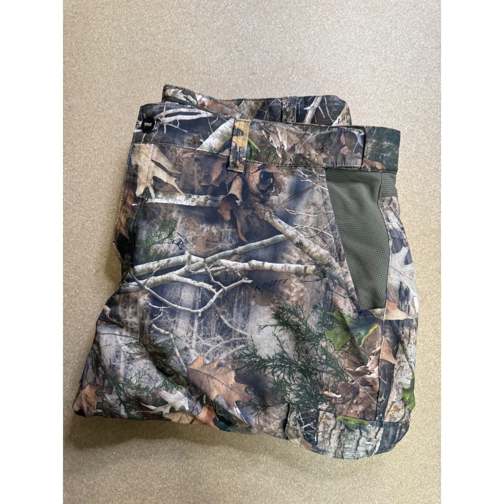 Cabelas‎ Mens 2XL Camo Hunting Cargo Pants Forest Camouflage 40x32 Utility